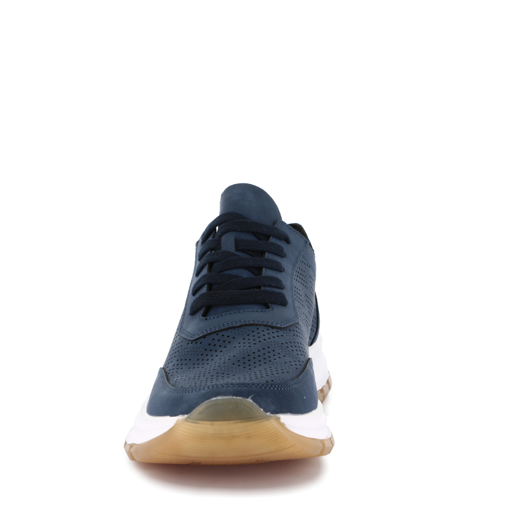 Sneakers Uomo Grunland traforate Blu