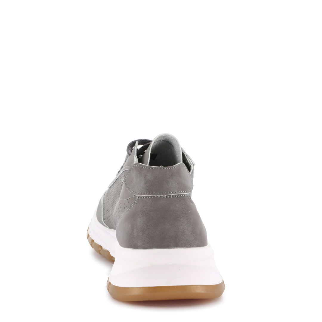 Sneakers Uomo Grunland traforate Grigio