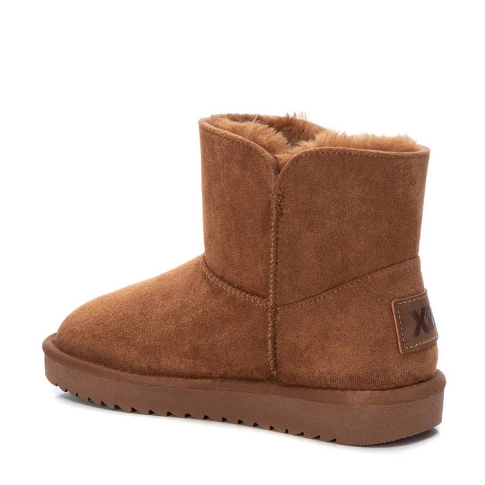 Stivaletto Donna Xti Imbottito Scamosciato Cuoio zip esterna