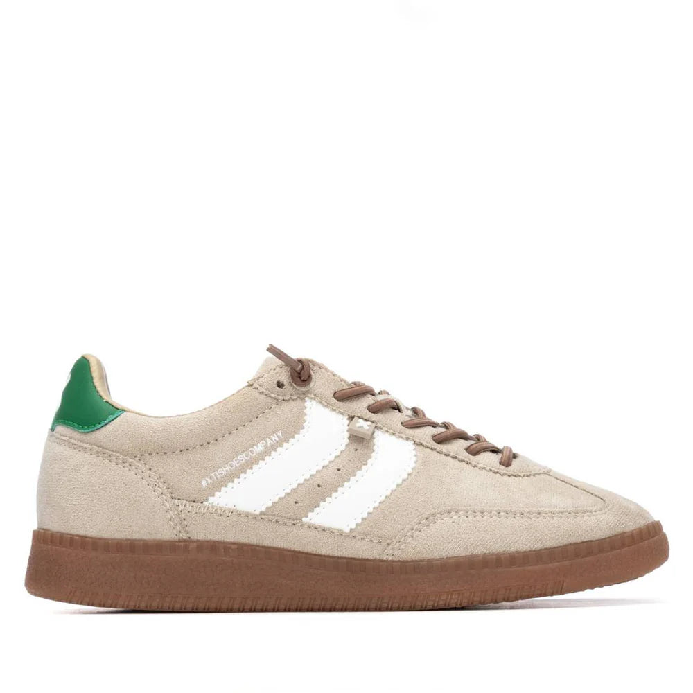 Sneakers Donna Xti Scamosciato Sabbia riporti Verde