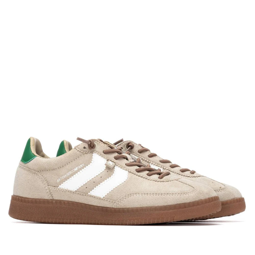 Sneakers Donna Xti Scamosciato Sabbia riporti Verde