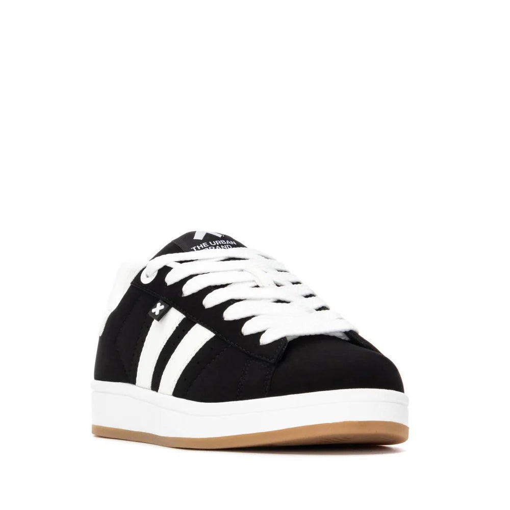 Sneakers Donna Xti Scamosciato Nero riporti Bianco