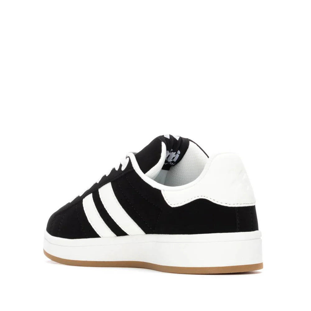 Sneakers Donna Xti Scamosciato Nero riporti Bianco