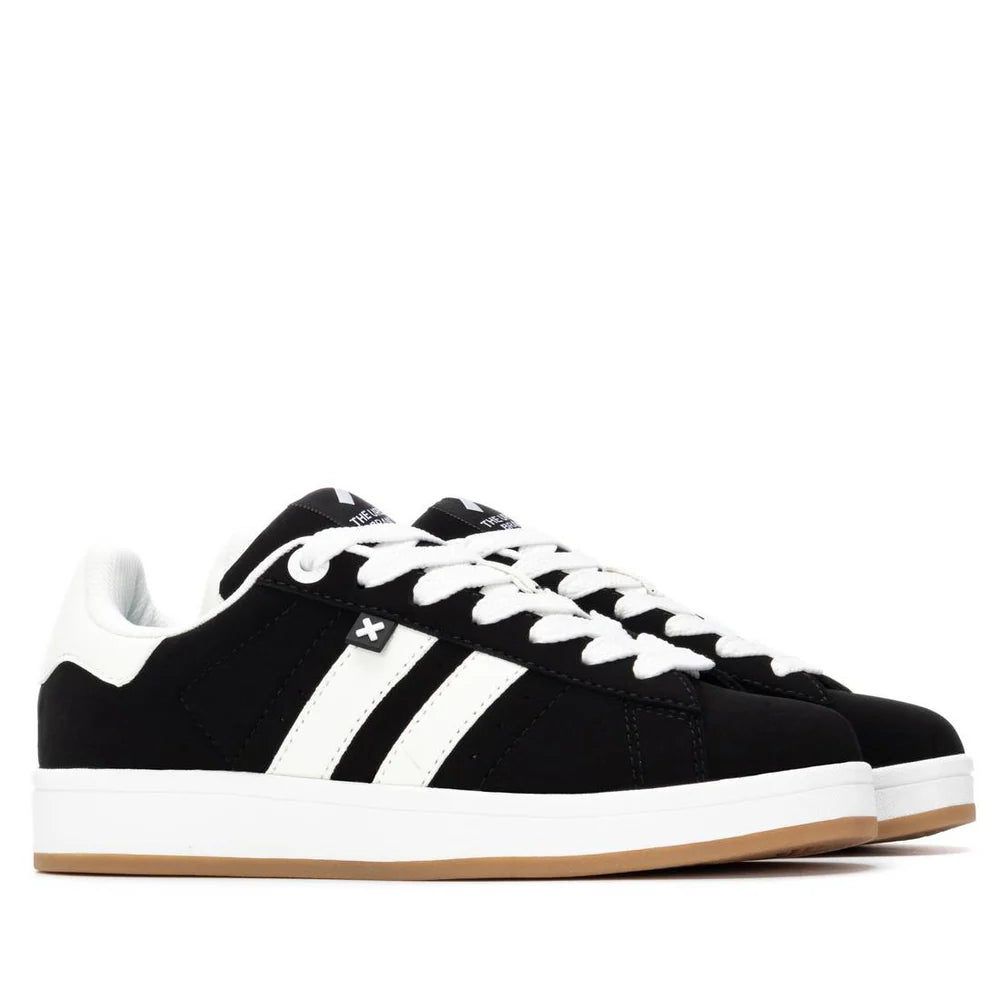 Sneakers Donna Xti Scamosciato Nero riporti Bianco