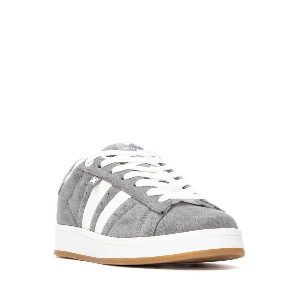 Sneakers Uomo Xti Scamosciato Grigio riporti Bianco