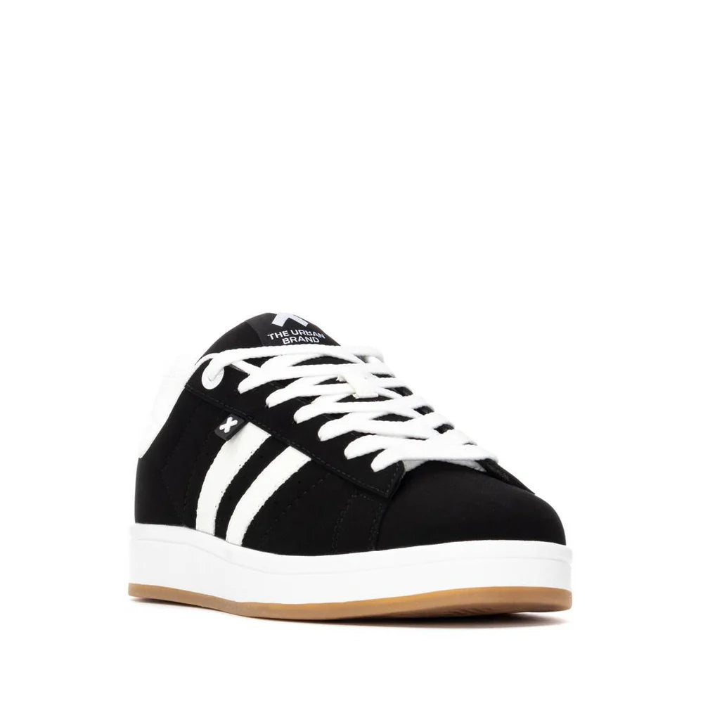 Sneakers Uomo Xti Scamosciato Nero riporti Bianco
