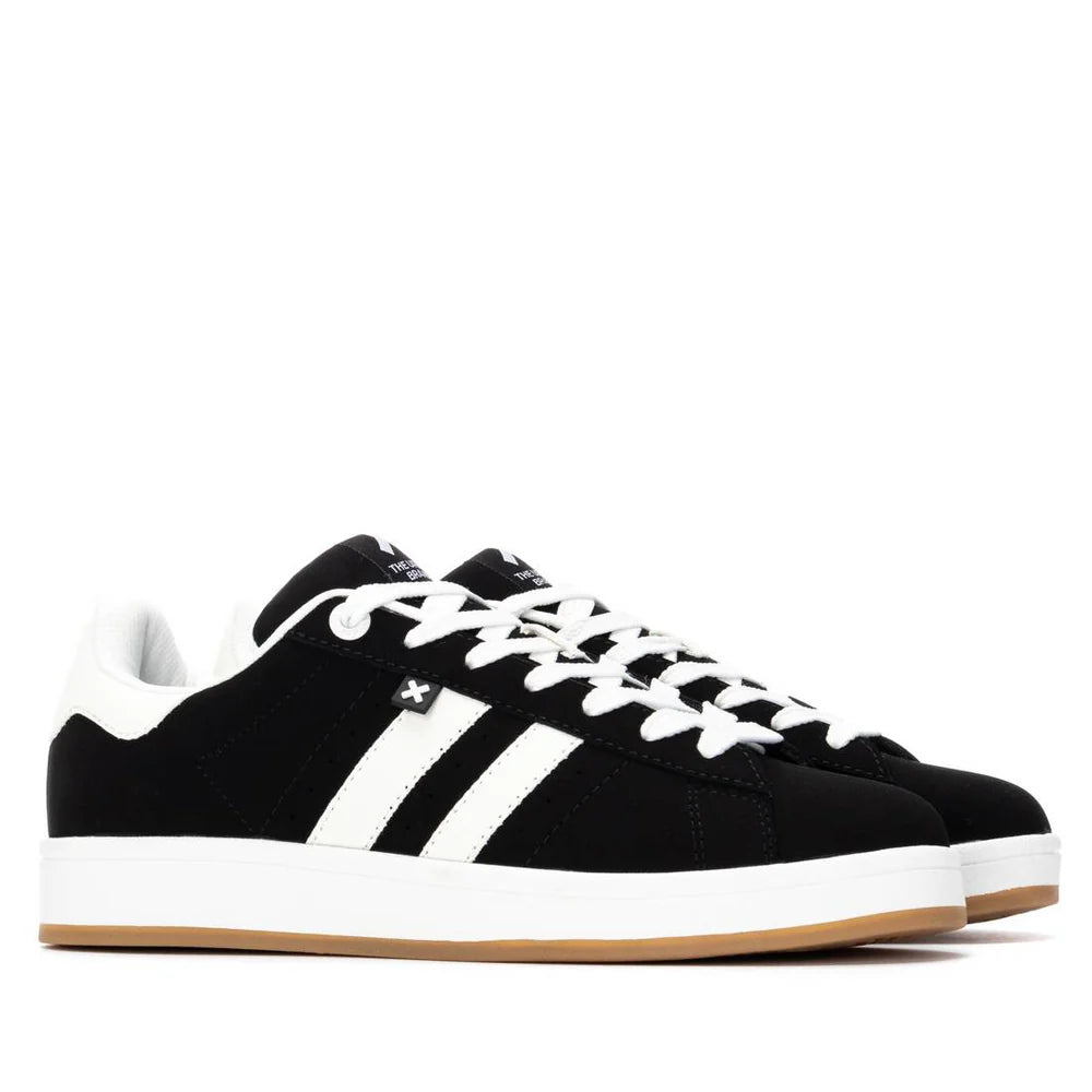 Sneakers Uomo Xti Scamosciato Nero riporti Bianco