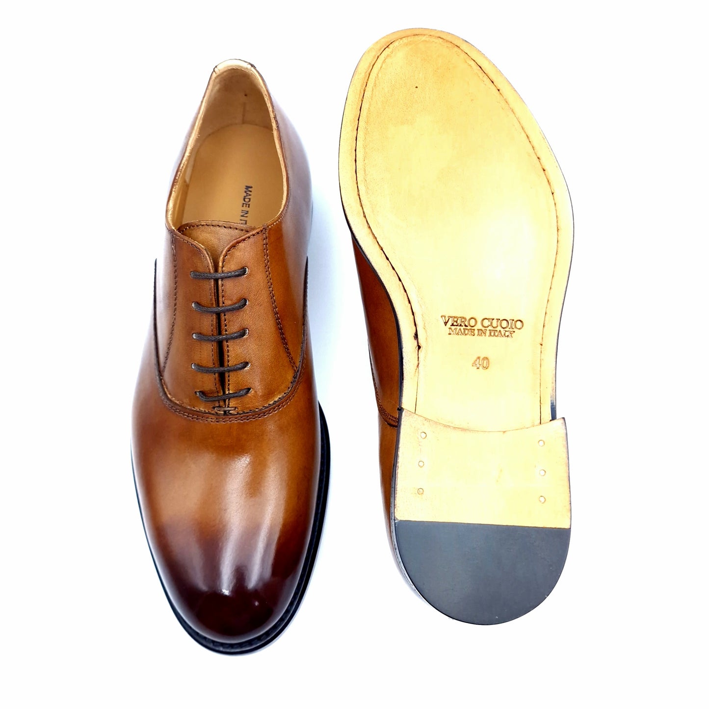 Francesina liscia Uomo Pelle Cuoio