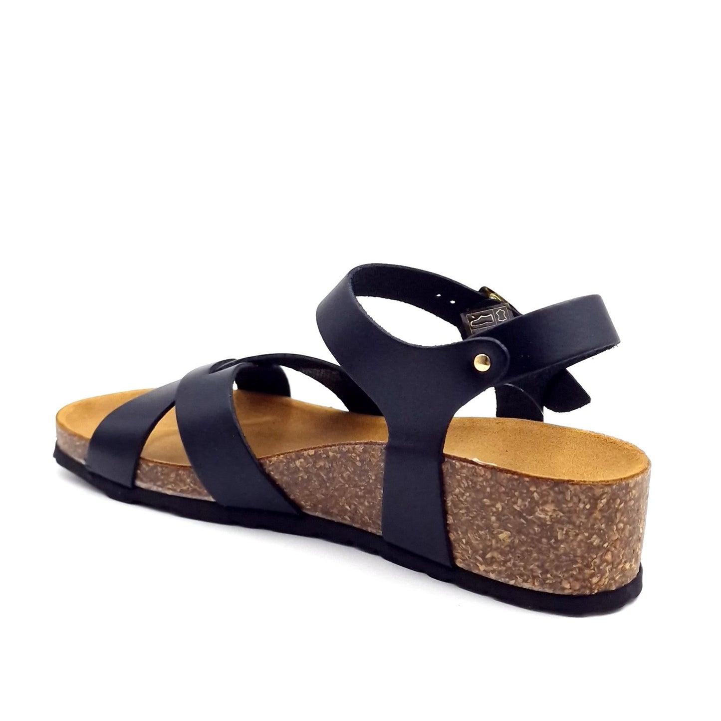 Sandalo Donna Morbicomoda Incrocio Nero