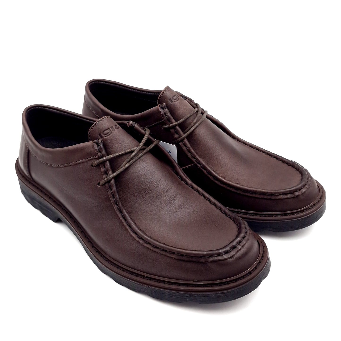 Mocassino Ingegnere Uomo Igi&Co in Pelle Cioccolato