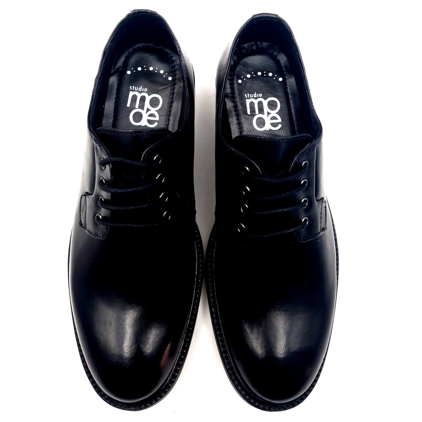 Derby Uomo Studio Mode in Pelle Nero