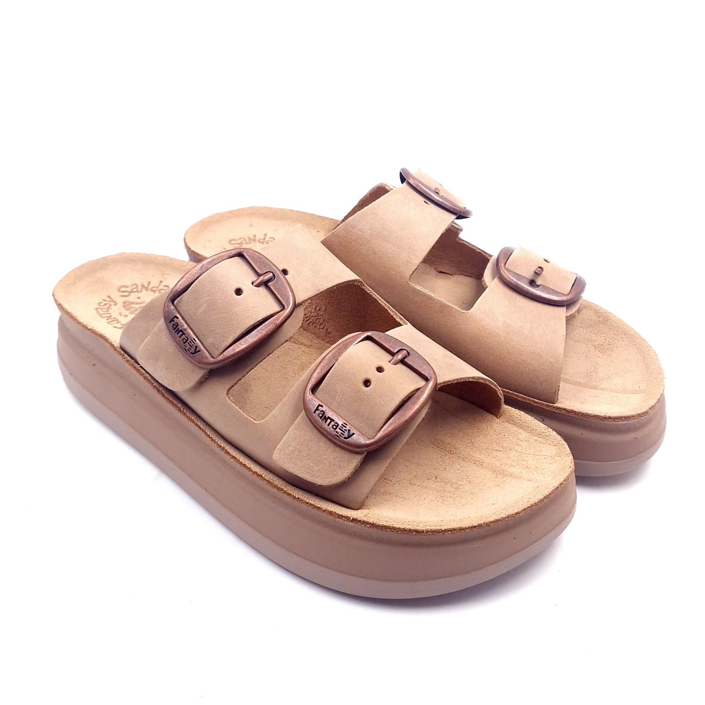 Scalzato Donna Fantasy Sandals Zefi Taupe