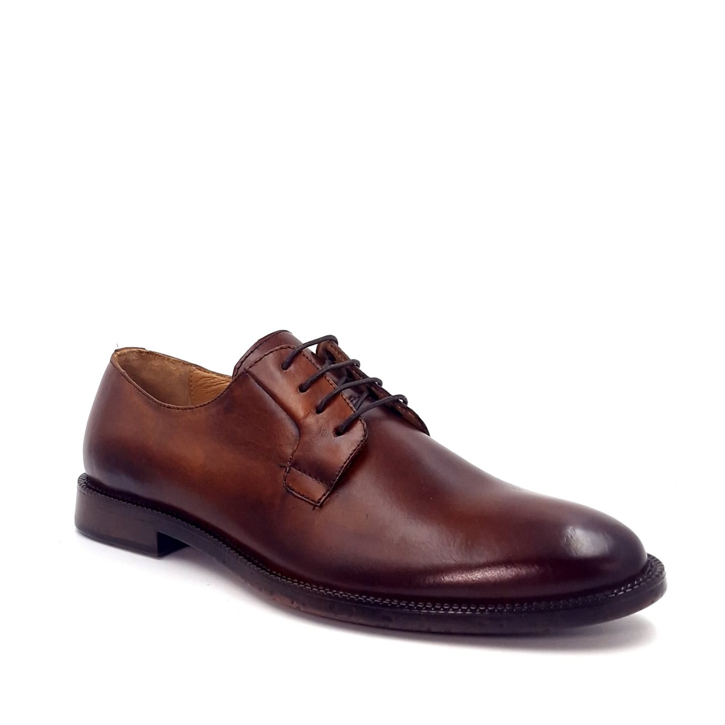 Derby Uomo Studio Mode in Pelle Cuoio