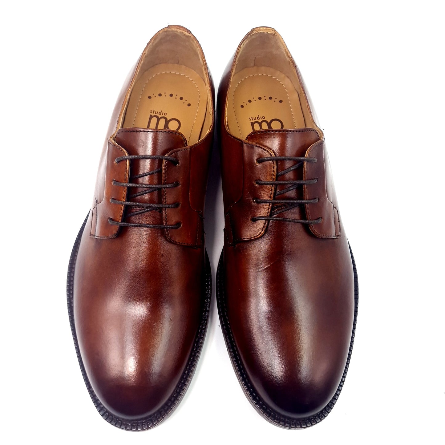 Derby Uomo Studio Mode in Pelle Cuoio