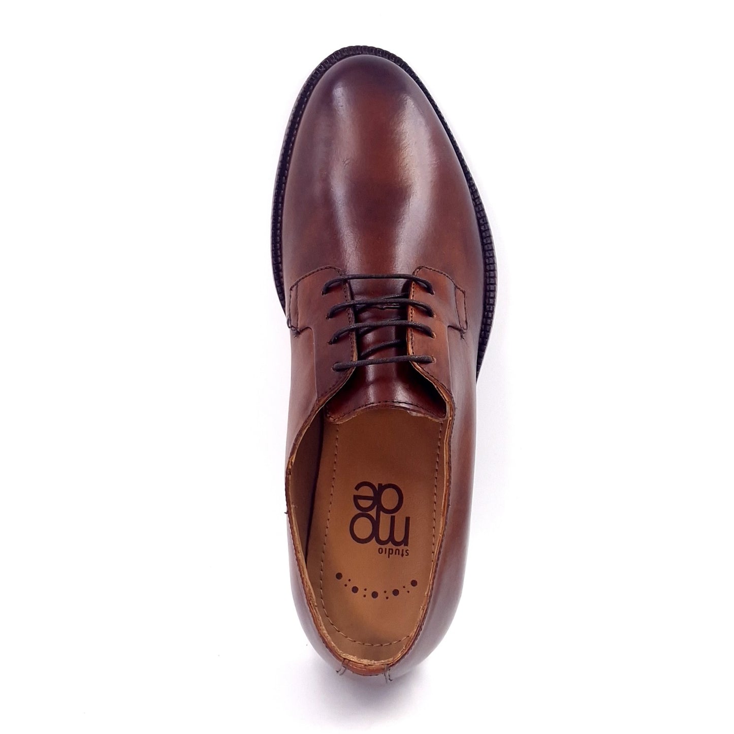 Derby Uomo Studio Mode in Pelle Cuoio