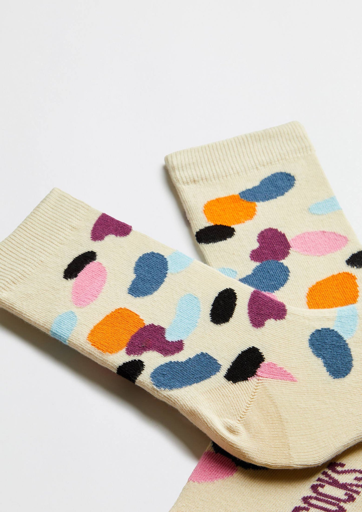 BeAbstract Grezzo - Calzini in Cotone 100% Biologico: Beige - Taglia - 36/40