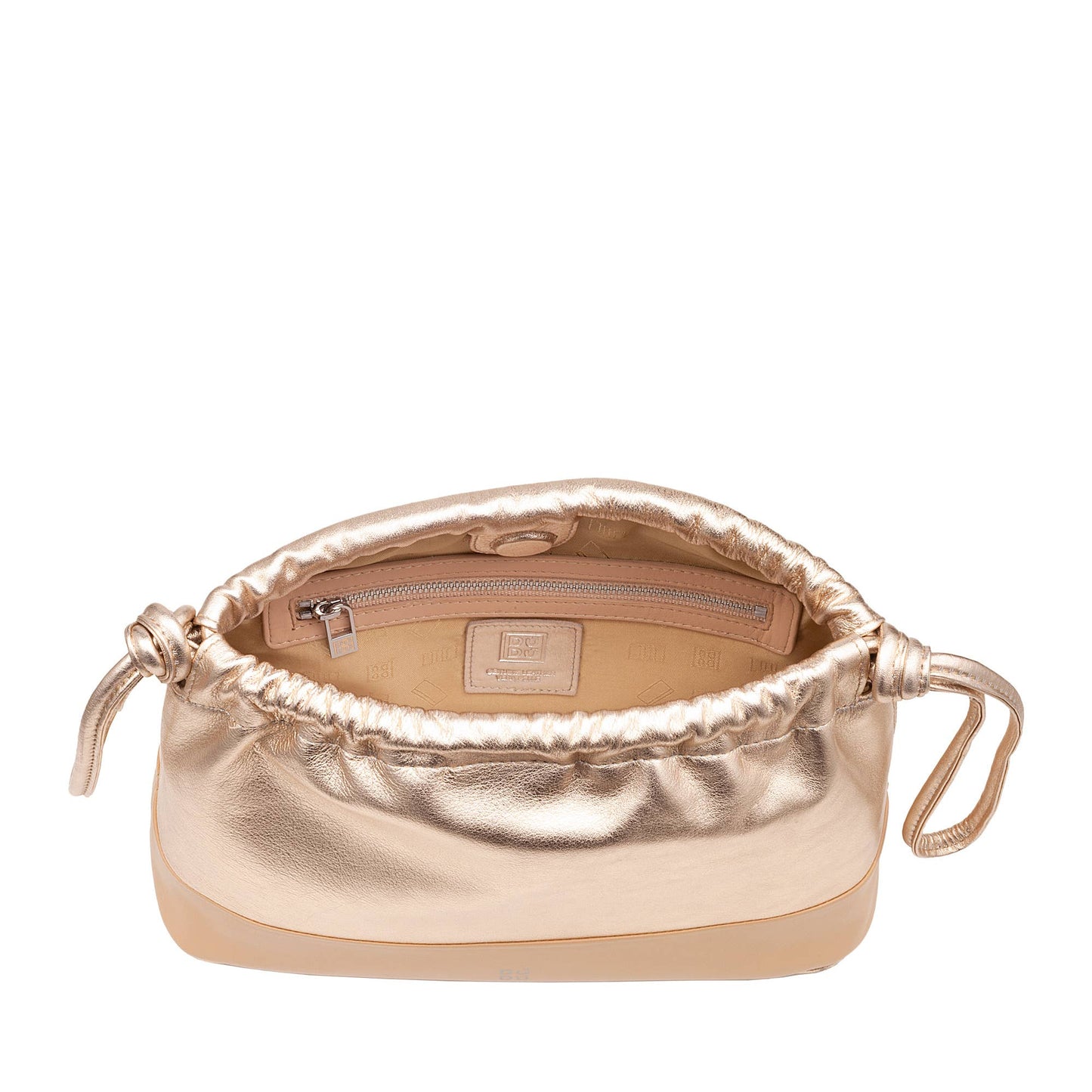 Borsa a sacchetto in pelle da donna DUDU con coulisse