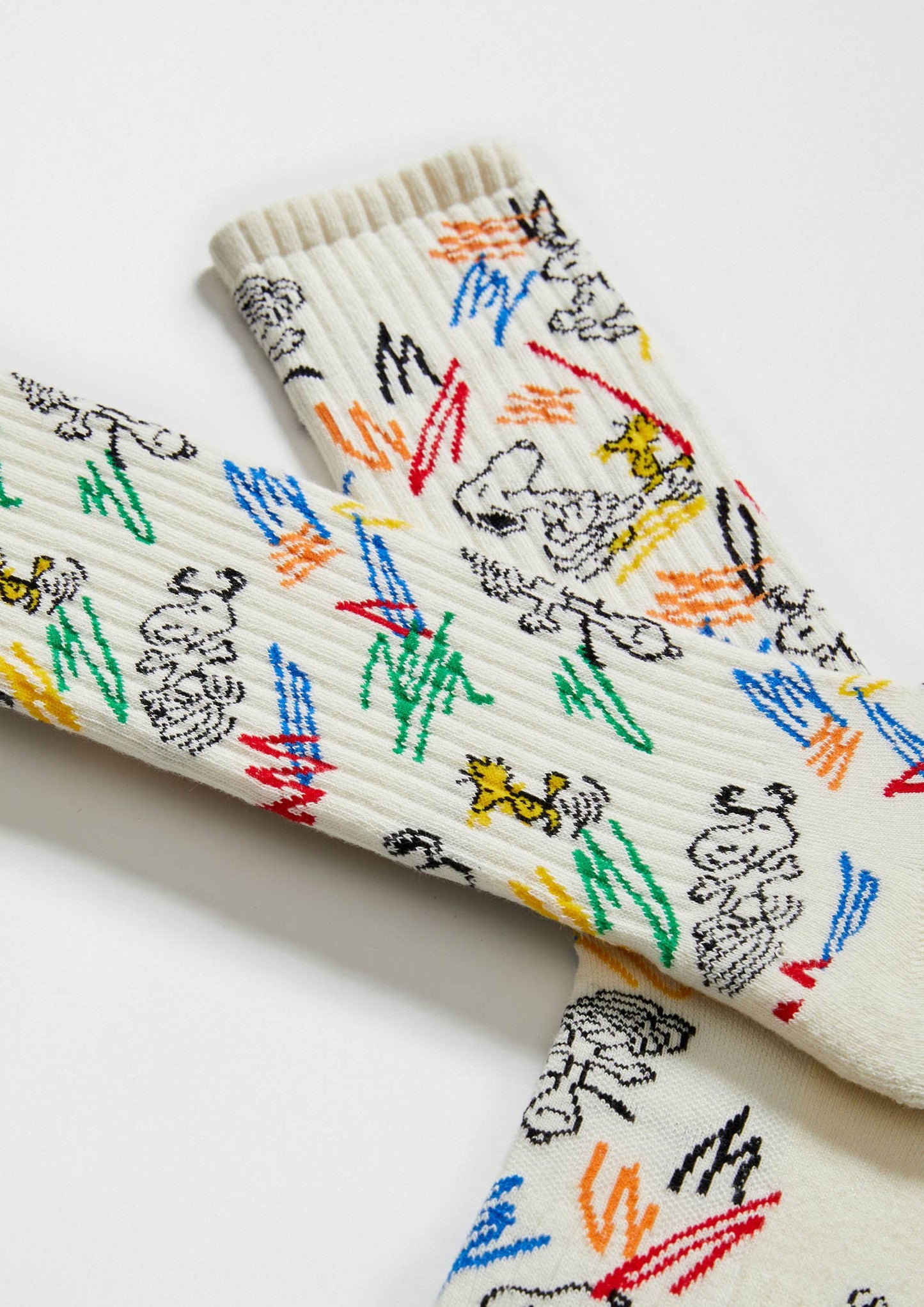 BeSnoopy Paint - Calzini in Cotone Biologico 100%: Beige - Taglia - 36/40 - 41/46