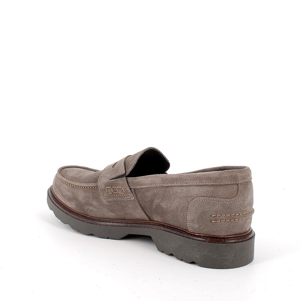 Mocassino Uomo Igi&Co in Scamosciato Fango