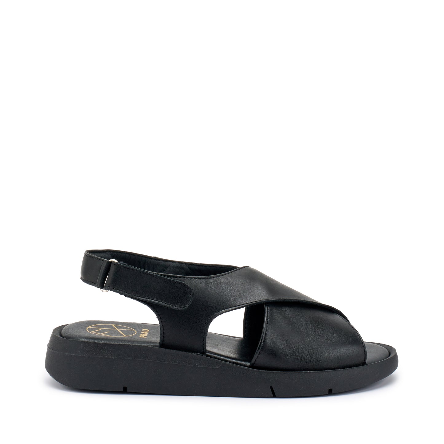 Sandalo Donna FRAU Incrocio Nero