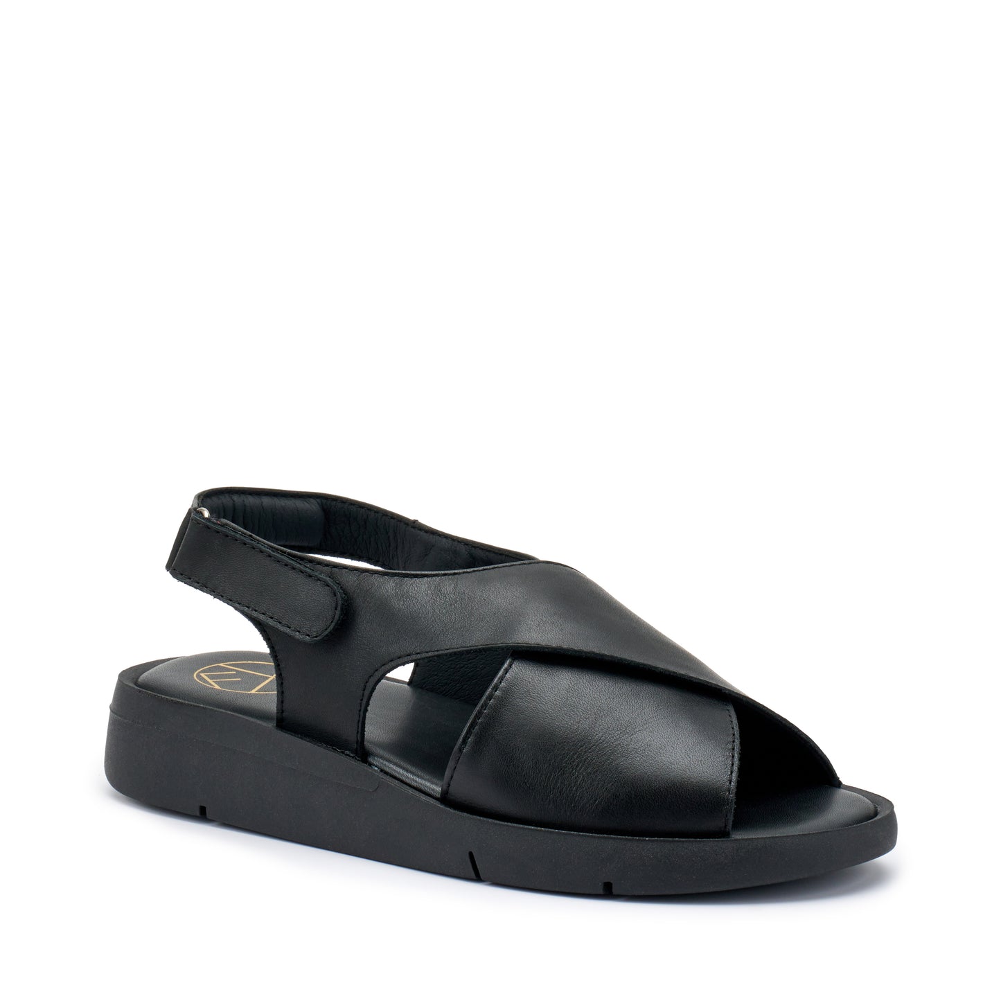 Sandalo Donna FRAU Incrocio Nero