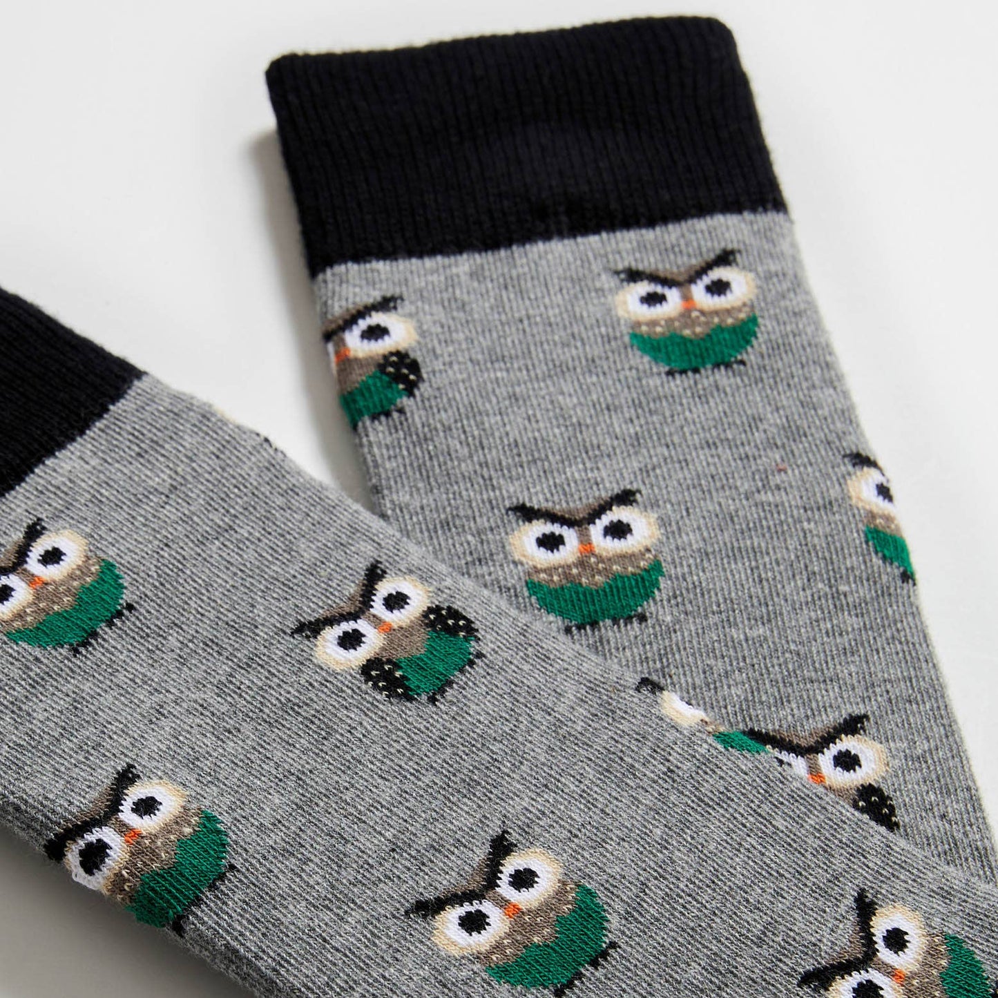BeOwl Grigio - Calzini in Cotone 100% Biologico: Taglia 41/46