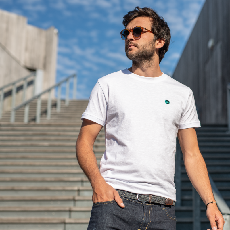 Cintura in Tessuto elastico intrecciata Grigio