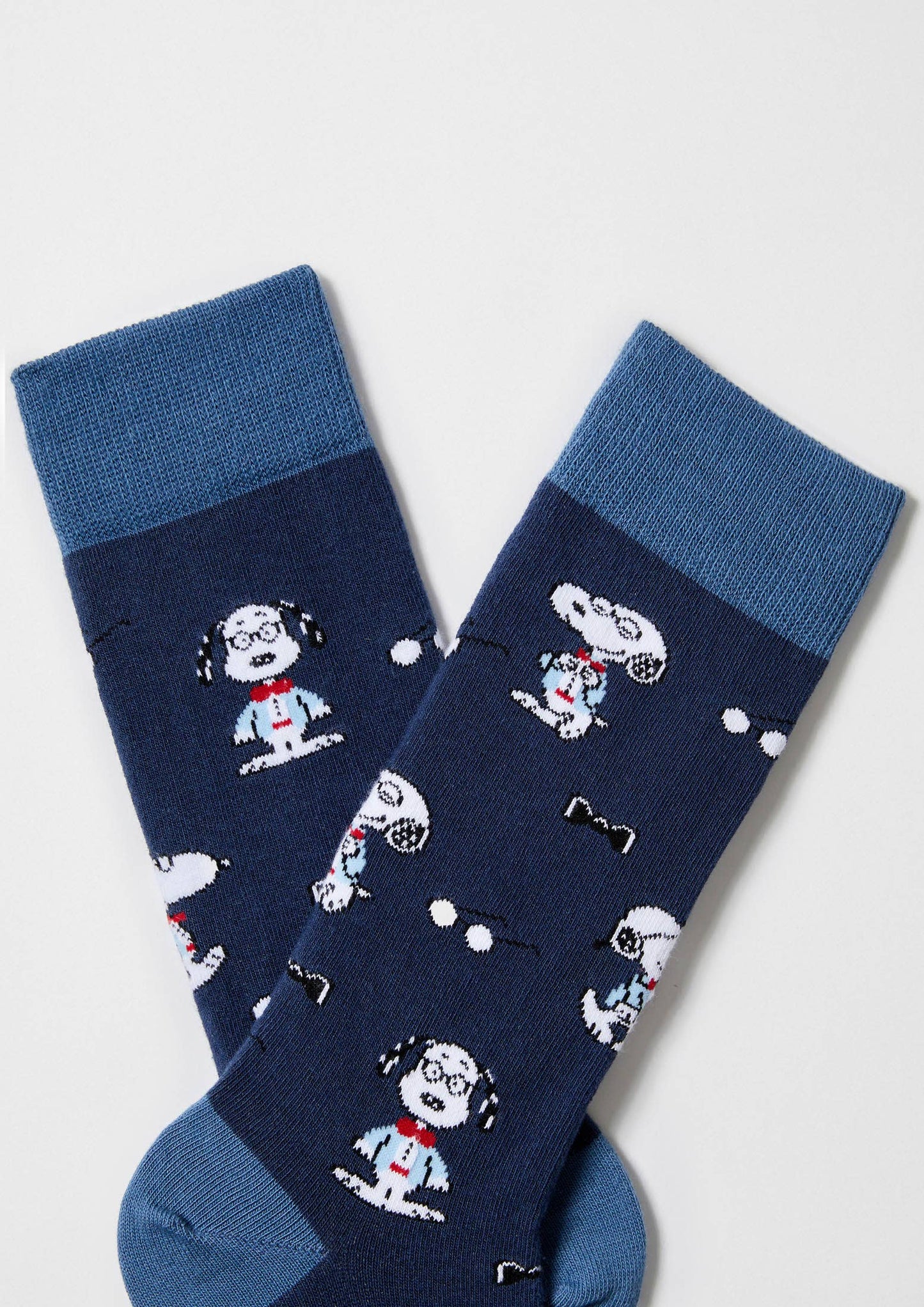 BeSnoopy Preppy - Calzini in Cotone 100% Biologico: Blu - Taglia - 41/46