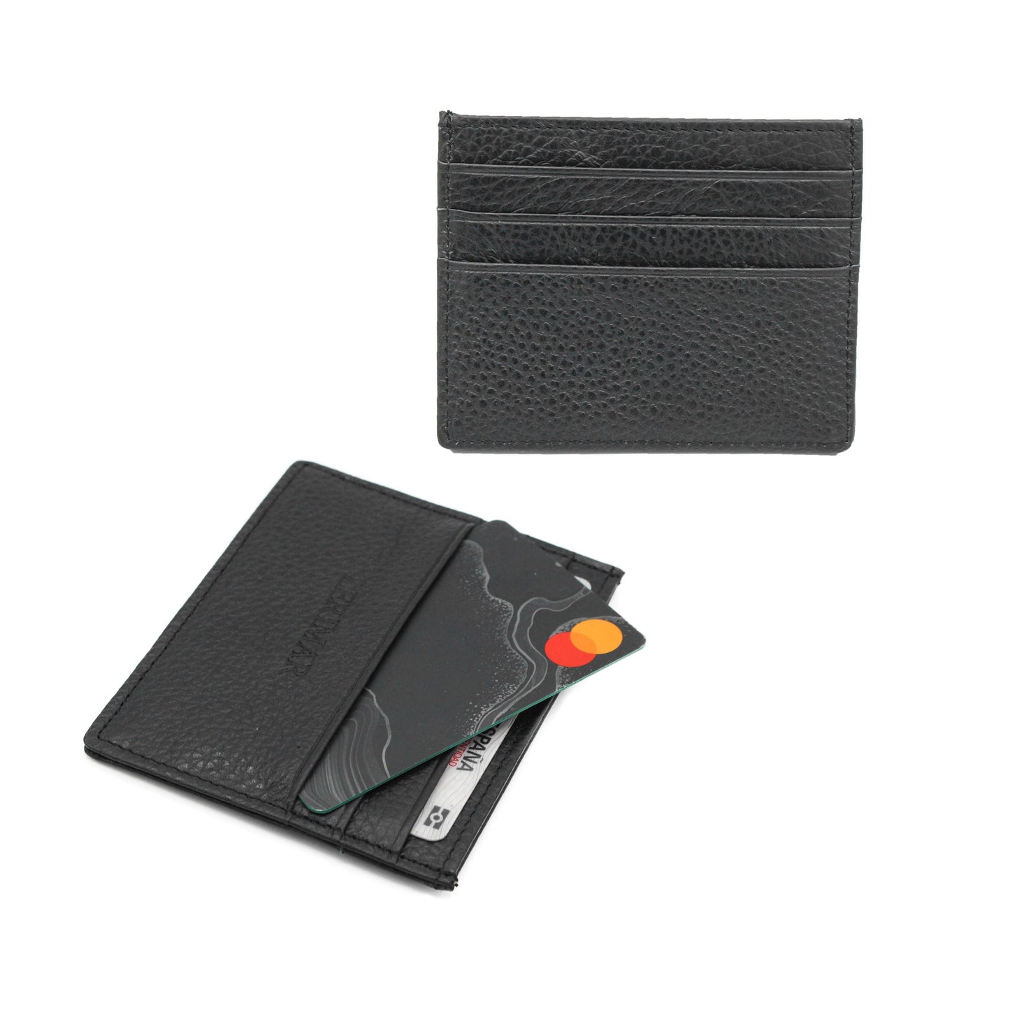 Porta carte di credito | Portafoglio sottile per uomo e donna con RFID: Nero