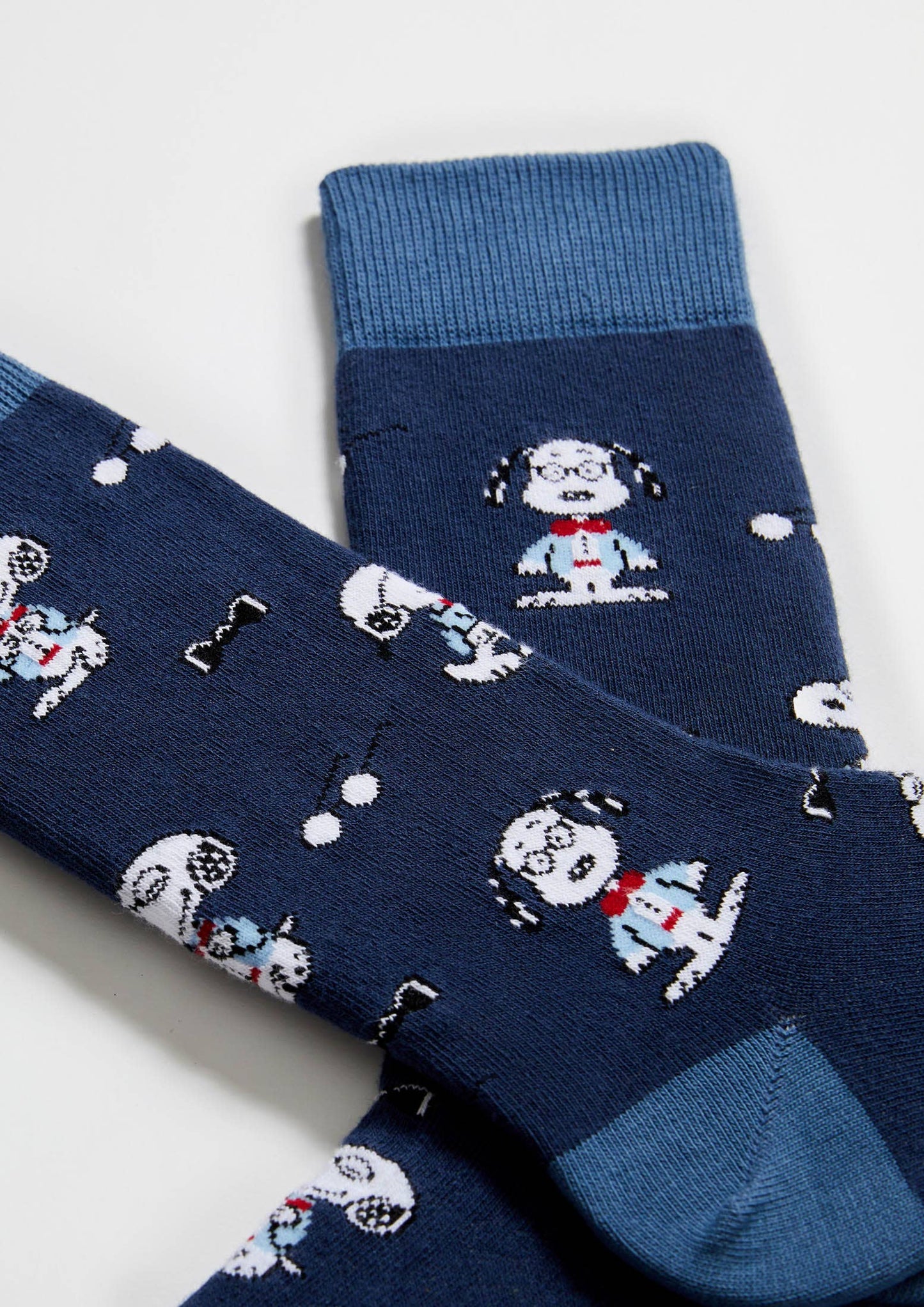 BeSnoopy Preppy - Calzini in Cotone 100% Biologico: Blu - Taglia - 41/46