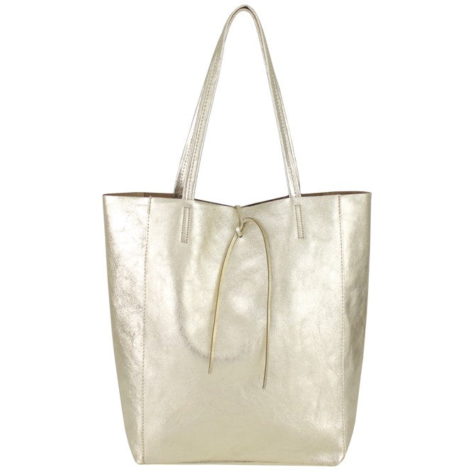 Borsa a Spalla in Pelle sfoderata Sole