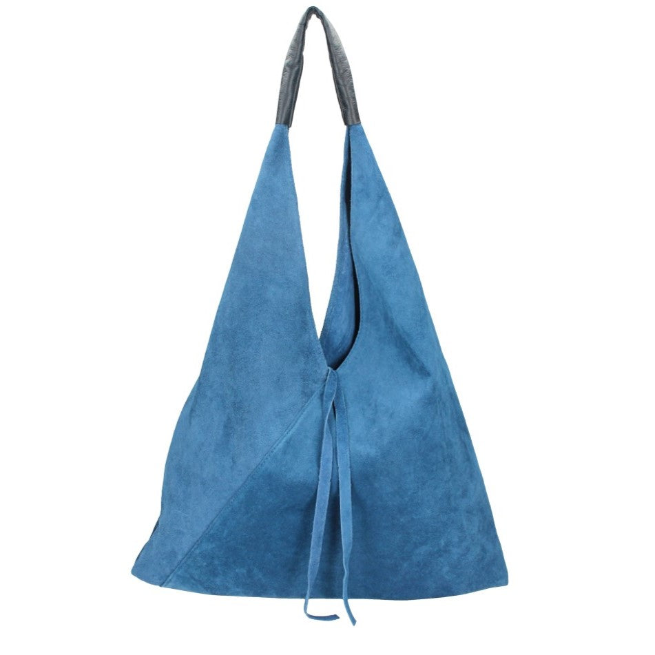 Borsa a spalla in Pelle scamosciata Vilma