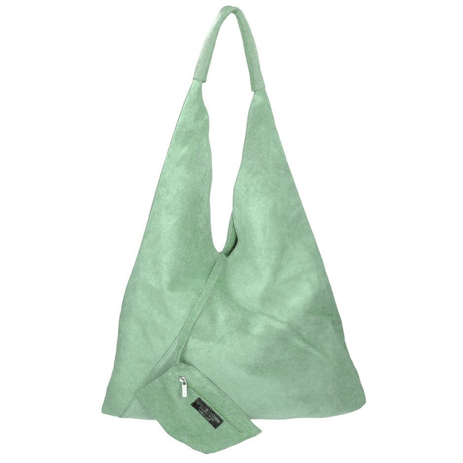 Borsa a spalla in Pelle scamosciata Vilma