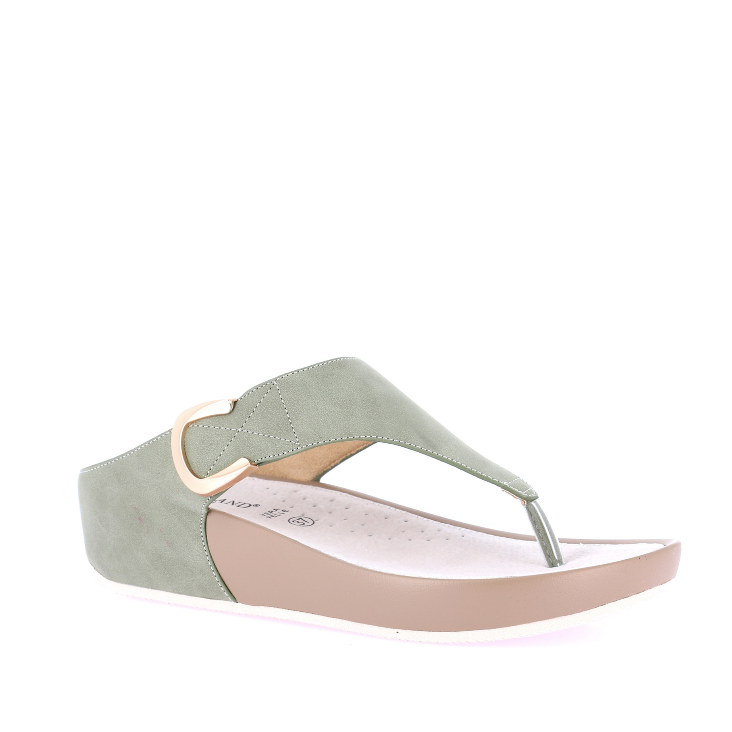 Scalzato Donna Grunland Infradito DIRA Oliva