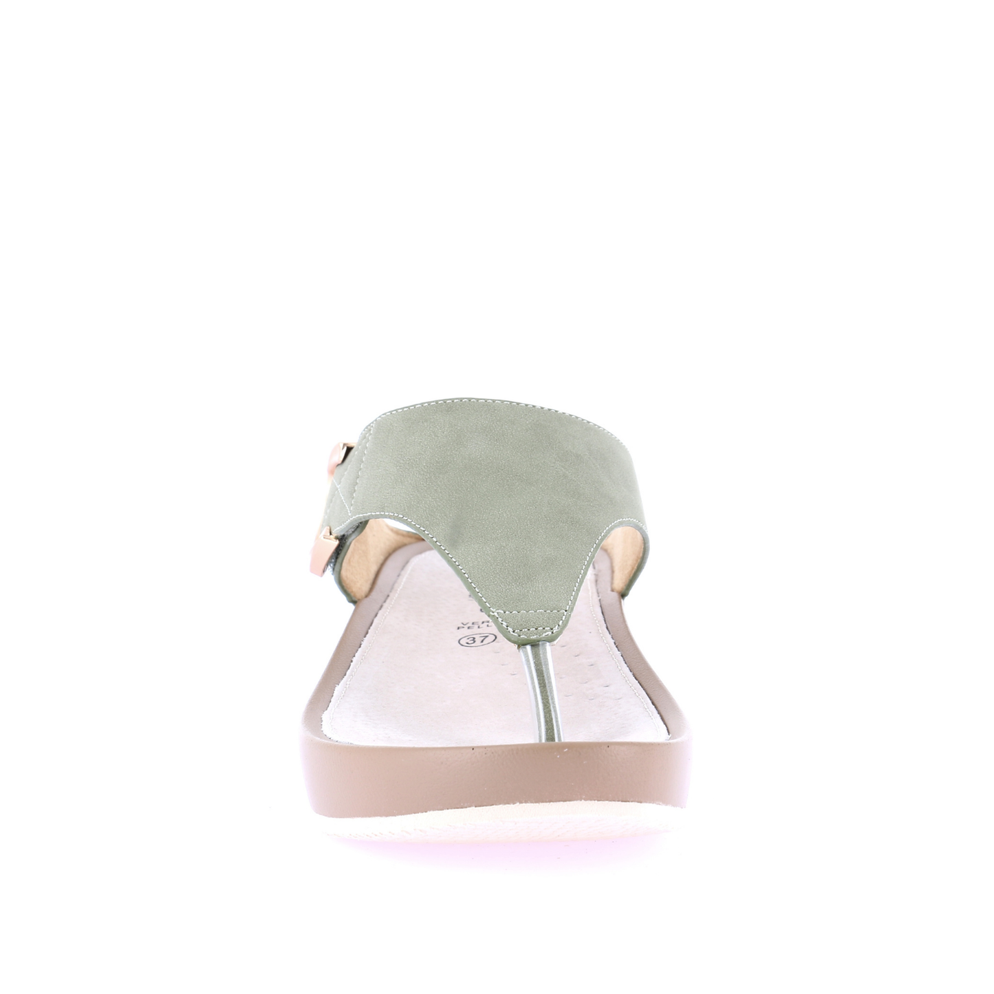 Scalzato Donna Grunland Infradito DIRA Oliva