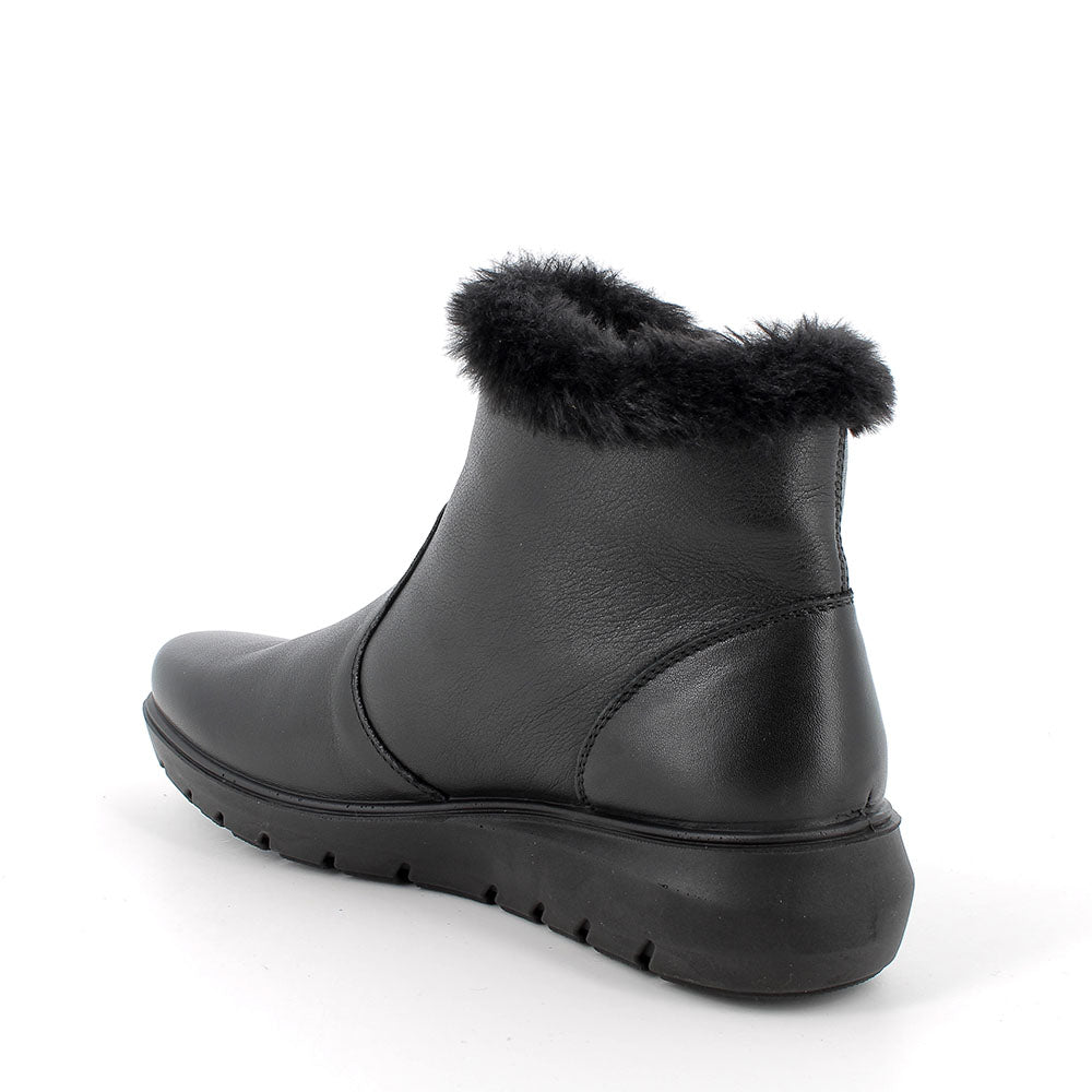Stivaletto Donna Enval Imbottito Pelle Nero