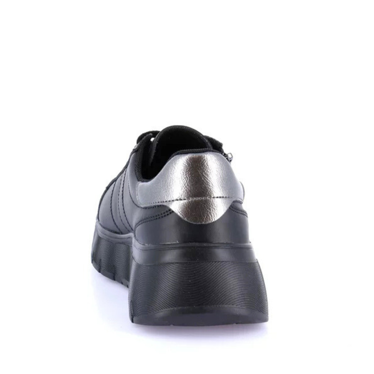 Sneakers Donna Grunland con accessorio in Pelle Nero