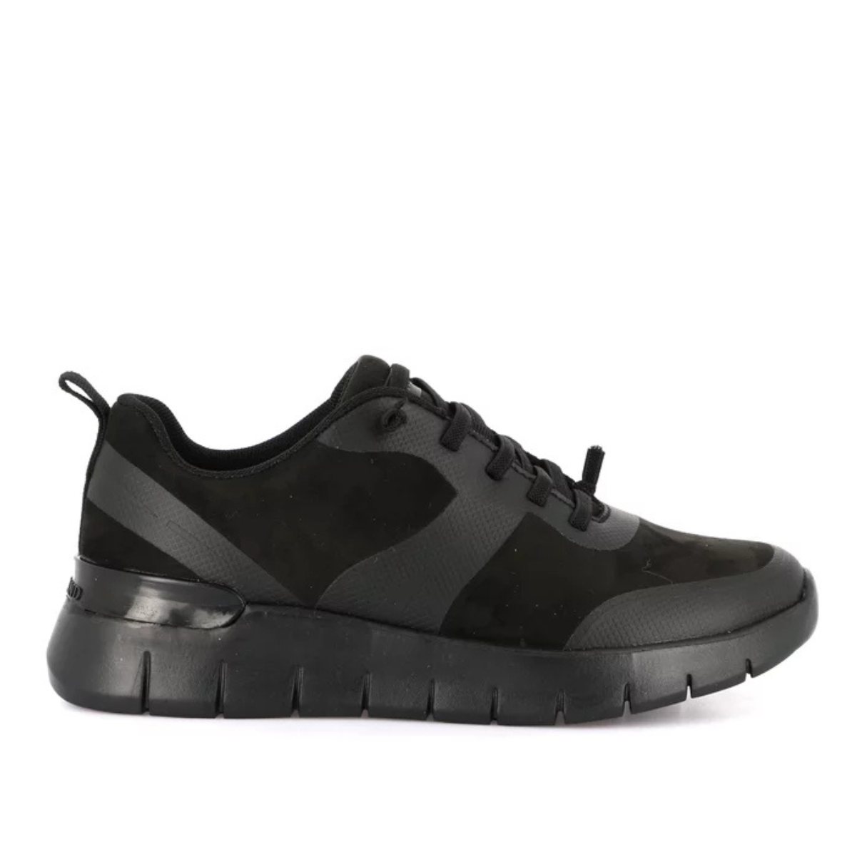 Sneakers Donna Grunland Nero con laccio elastico
