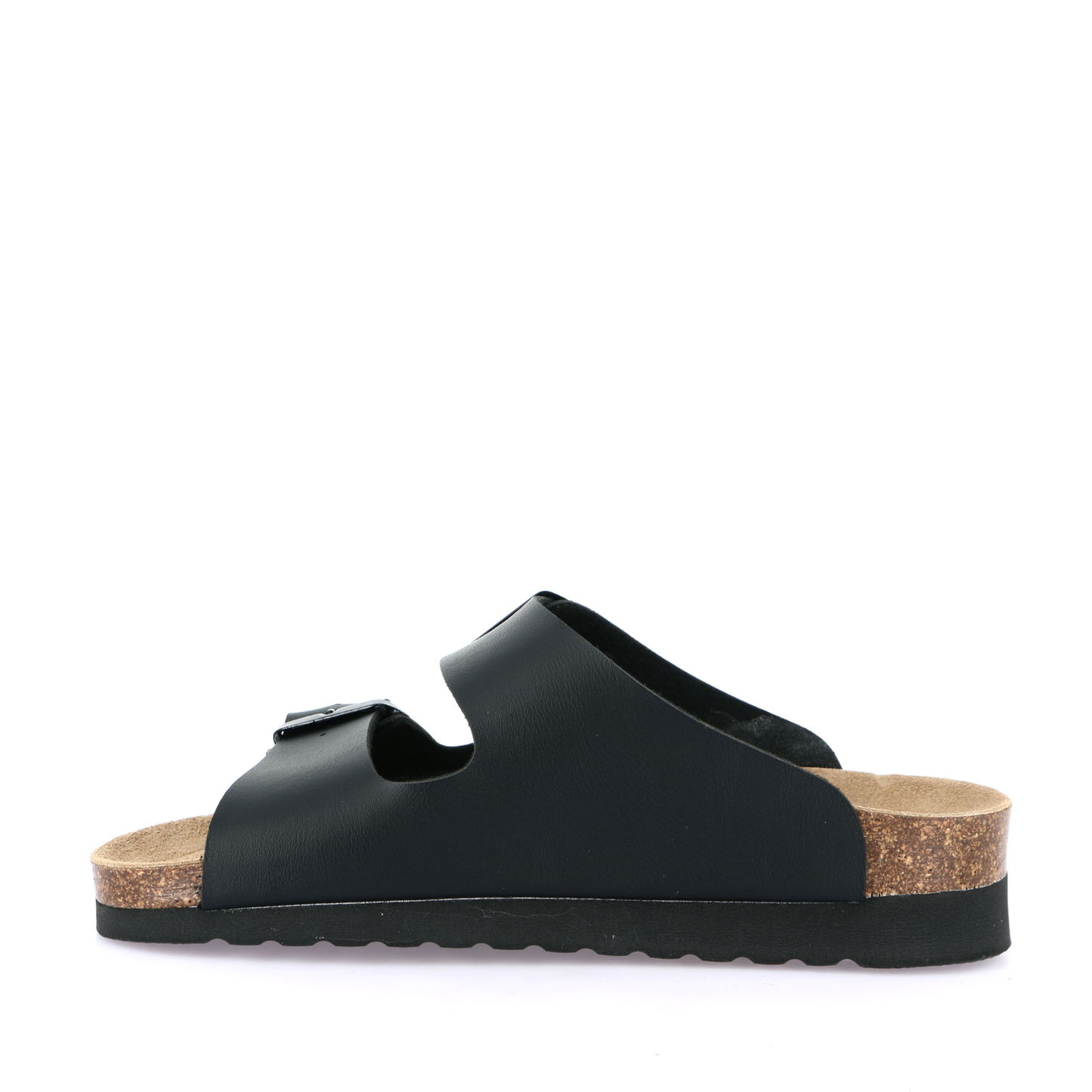 Scalzato Donna Grunland doppia fascia Nero