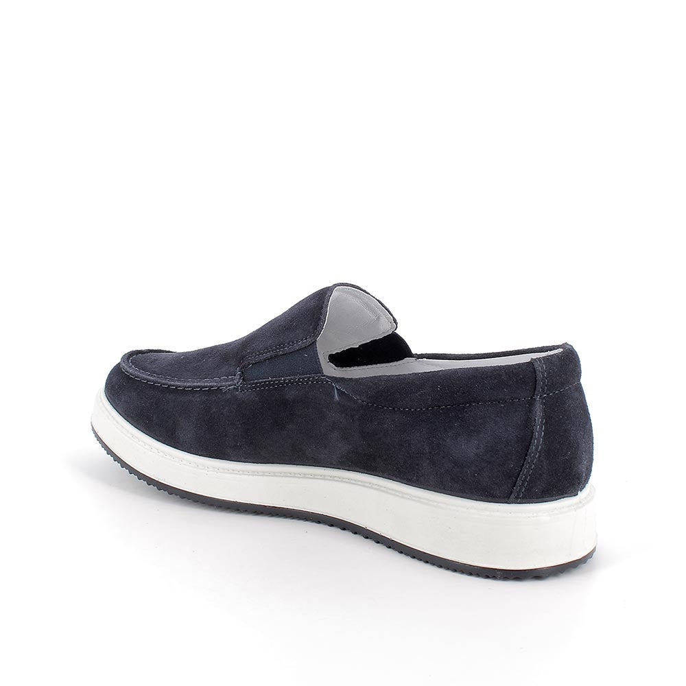 Mocassino Uomo Igi&Co in pelle scamosciata Blu