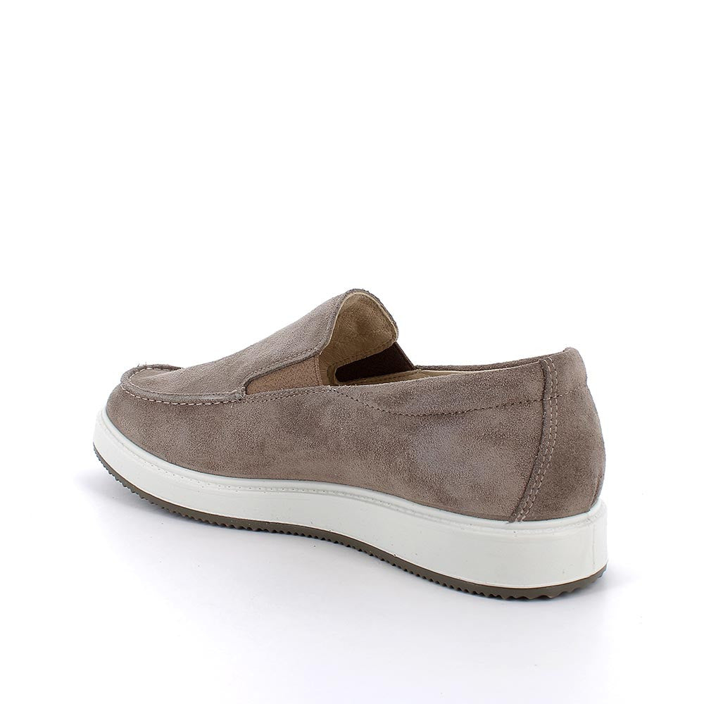 Mocassino Uomo Igi&Co in pelle scamosciata Fango