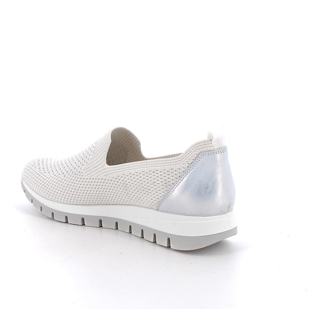 Slip on Donna Igi&co in Tessuto Ghiaccio/Argento