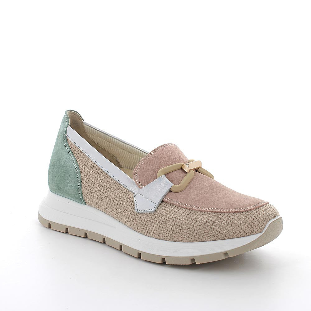 Mocassino Donna Igi&co Rosa con morsetto