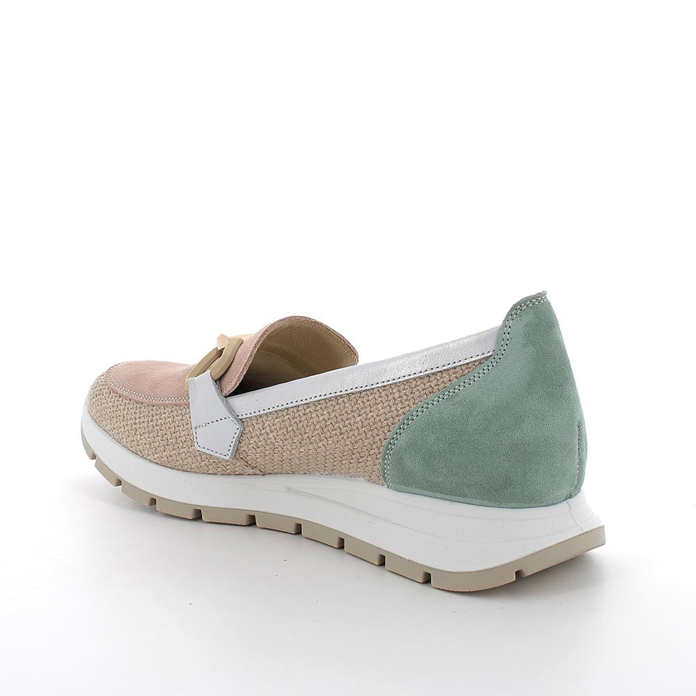 Mocassino Donna Igi&co Rosa con morsetto