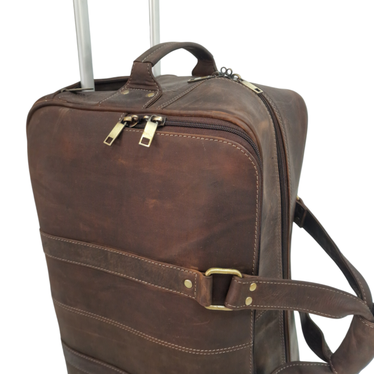 Borsone Trolley in Pelle Lookdown