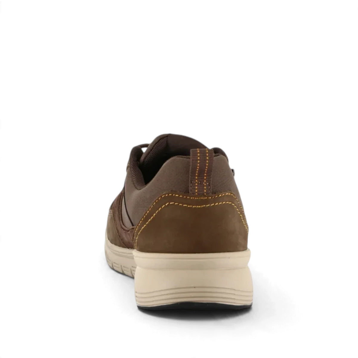 Sneakers uomo Grunland in Pelle Marrone con zip