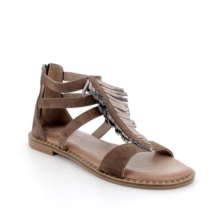 Sandalo Plume Igi&co Scamosciato Fango