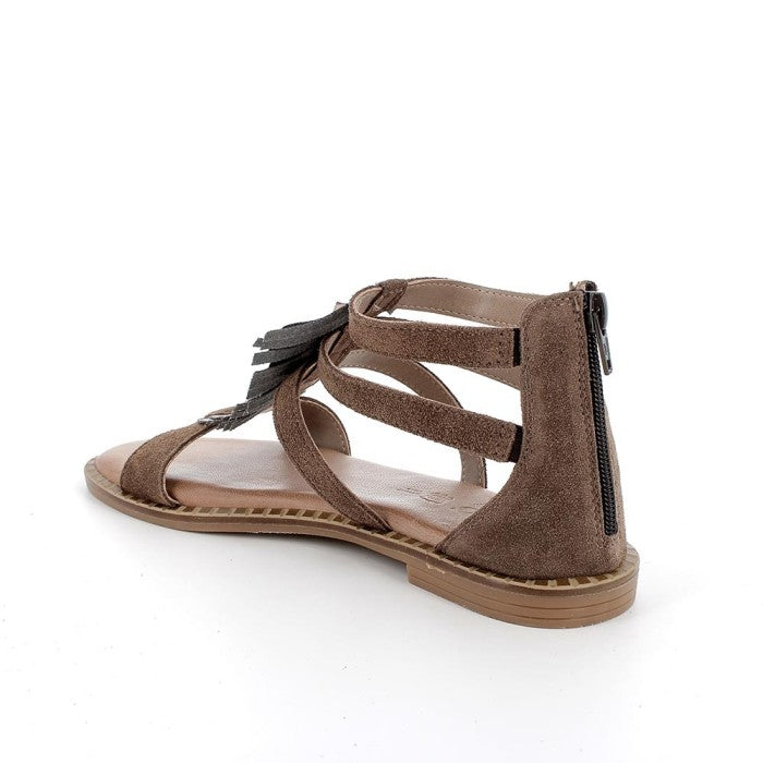 Sandalo Plume Igi&co Scamosciato Fango