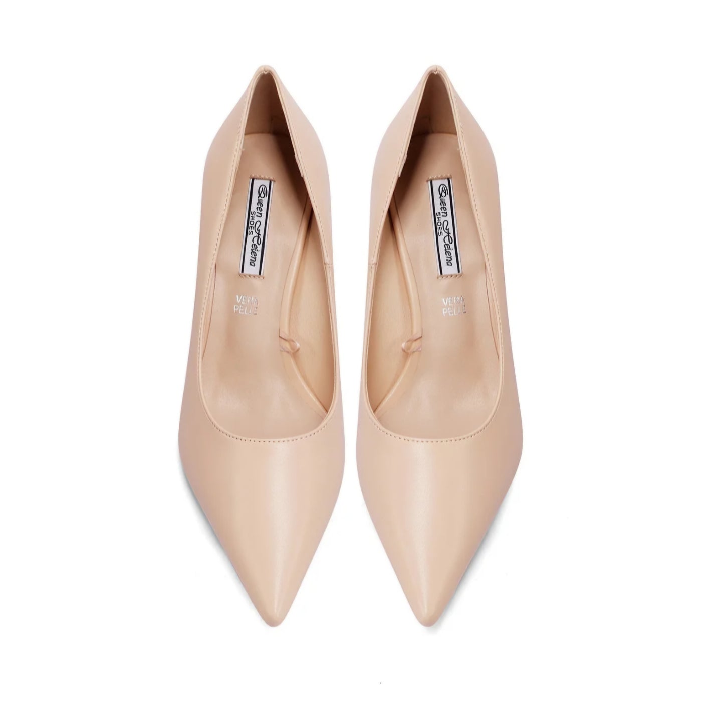 Décolleté Donna Nude tacco riporto Oro