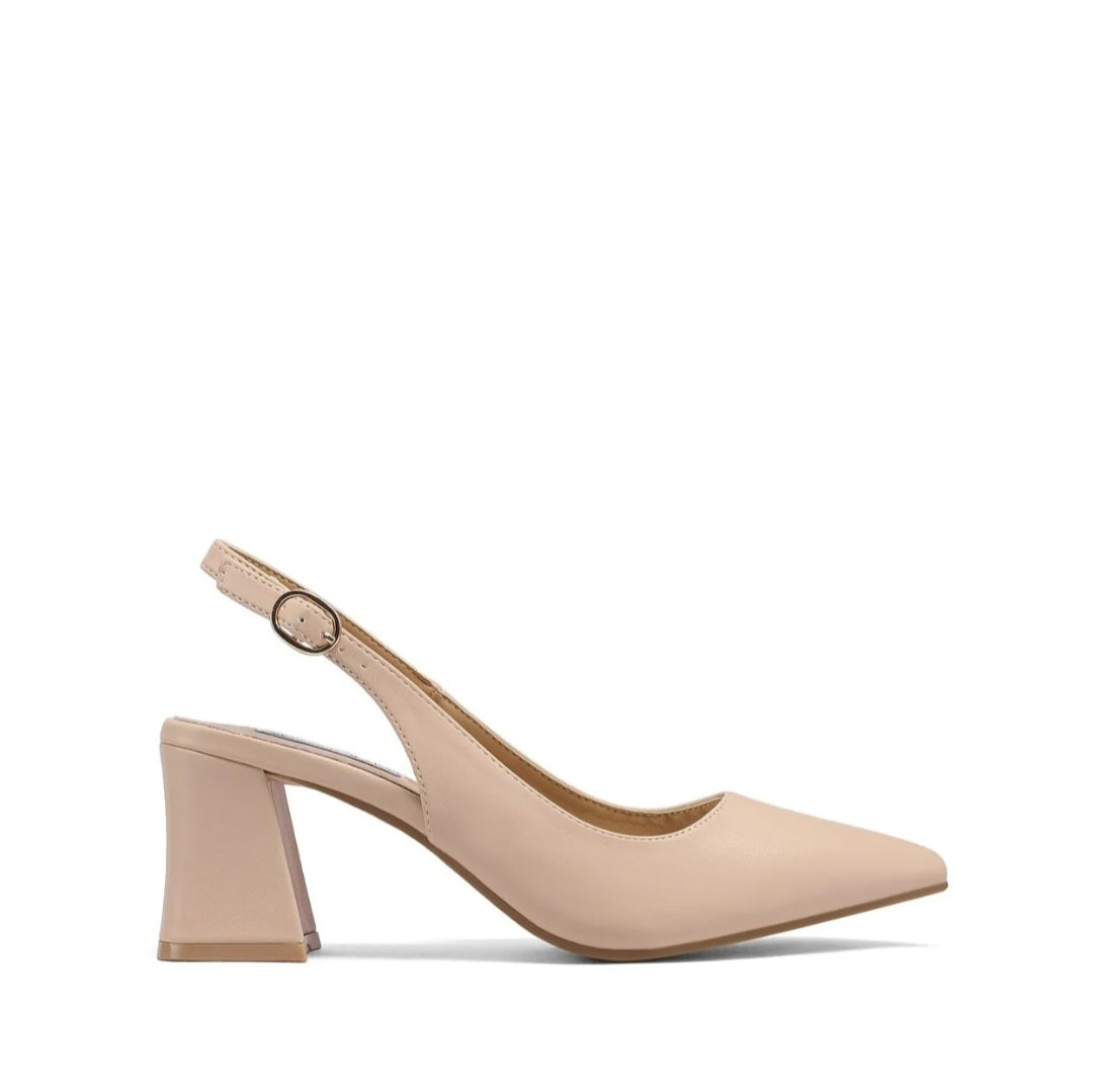 Décolleté Chanel Donna Nude tacco doppio